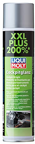 LIQUI MOLY Cockpitspray Cockpitglanz XXL, Art.-Nr. 1610 I 600 ml Auto Innenraum-Pflege für strahlenden Hochglanz I Regenerierendes, antistatisches Glanz-Spray I Dashboard-Pflege für Kunststoffteile
