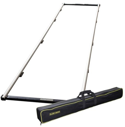 Glide Gear SYL 101 Dolly Track – 12ft Modular System – 3X 4ft Aluminum Rails, Leveling Feet, SYL 960 Compatible, Carry Bag
