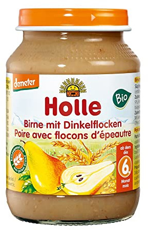 Holle Bio Birne mit Dinkelflocken (2 x 190 gr)