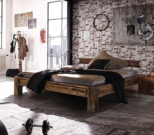 HASENA Bettgestell San Luca Akazie vintage brown 180x200