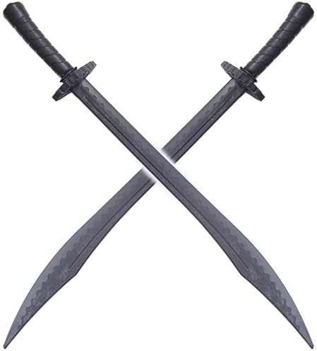 Lot 2 Sabres Polypropylene Epee Noire Entrainement E474-PPX2 Arts Martiaux