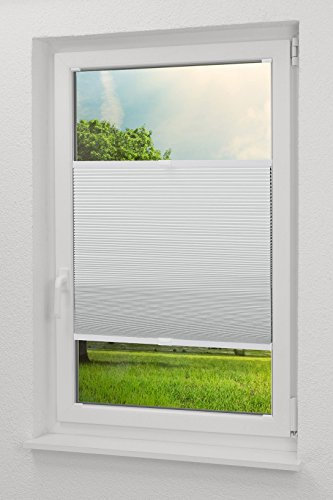 LYSEL - Qualitätswabenplissee abdunkelnd reinweiß - Wabenplissee in der Größe (Bx H) 120cm * 130cm