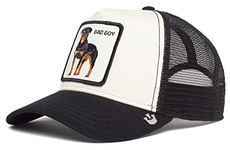 Goorin Bros. The Farm Truckerkappe mit verstellbarem Snapback-Verschluss, Weiß (The Baddest Boy), Unisex Einheitsgröße, Einheitsgre