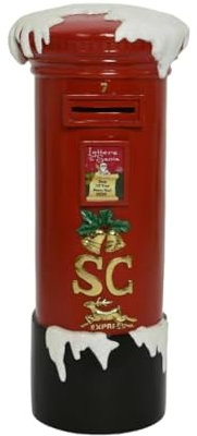 Selezione Cartoleria Varzi Dal 1956 Addobbo Di Natale Cassetta Posta Rossa Con Campane 41x100cm