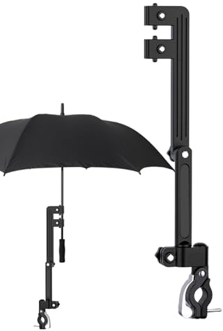 Umbrella for Stroller With Clamp Stable Elegant Adjustable Smooth | Adjustable Umbrella Holder Clamp for Bicycles Electric Cars