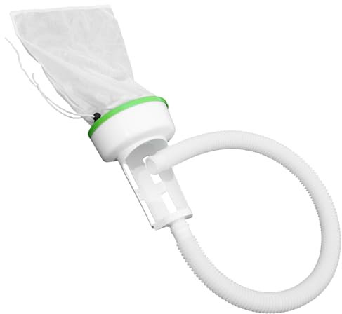 POPETPOP Pool Skimmer Socks Pool Filter Socks Hose Leaf Collection Bag Connector Large Capacity Easy Setup Abs Material
