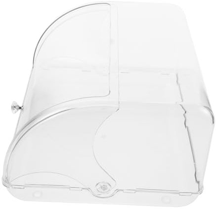 COLLBATH Contenitore Per Pane Ermetico Per Conservazione Del Pane Deflettore Di Ventilazione in Plastica Per Biscotti Muffin e Altri Dolci Per Cucine Domestiche e Banconi Da Cucina
