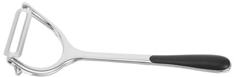 KOCKSHION Pelador De Verduras y Frutas Herramienta De Cocina Ergonómica De Zinc Diseño Antideslizante y Multifuncional Para Pelar Patatas y Hortalizas