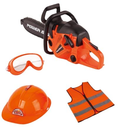 Perfeclan Jouet de tronçonneuse pour Enfants, Jeu de Construction, Jeu éducatif de Jardinage en Plein air, de tronçonneuse électrique, Style A
