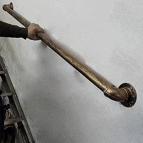 KAnduo Hogar apoyado contra la Pared Barandilla de Escalera de Hierro Barandilla Niños Mayores Barandilla de barandilla Interior y Exterior Pasamanos para Escaleras(100cm)