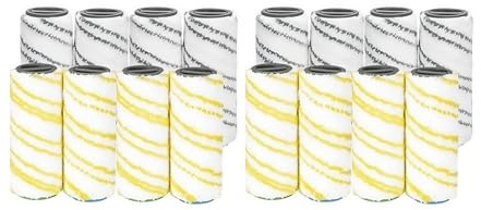Set di 16 rulli. Compatibile con Karcher FC7 FC5 FC3 FC3D. Lavapavimenti elettrico 2.055-007.0/2.055-006.0