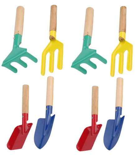 ibasenice Outils De Jardinage avec Râteau Et Pelle Fourche Petite Pelle Truelle pour Ameublir Et Planter