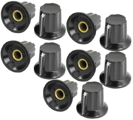sourcing map Drehknöpfe für Potentiometer 10 Stück de