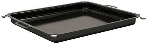 BBQ-Toro Emaillierte Pfanne 64 x 52 x 5,5 cm | Stahl, Emailliert | Für Edelstahl Gastrobräter, Gastrogrill (64 x 52 cm), 3-flammig | Bräter für Gasgrill, Eckig