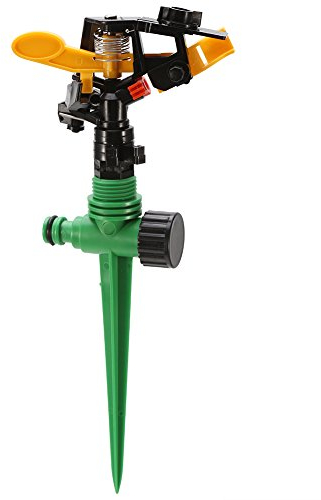 Bewässerung Rasensprenger Kreisregner Sprinkler Garten Rasen Sprüher Rocker Düsen 360 Grad kreisförmiges im Freien