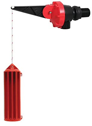 Watts APEX RA34 RA Series 3/4 RainAid Rainwater Retention Tank Valve, Diaphragm Activated with Steel Pin, UV Stabilized Glass Fiber Reinforced Nylon, Agriculture & Irrigation, Red