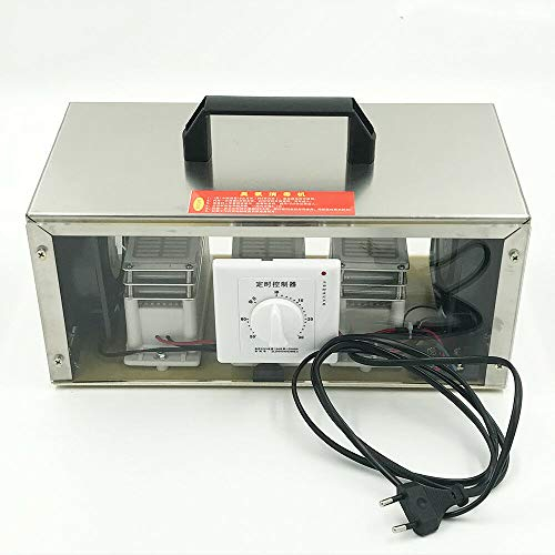 80000mg/h Kommerzieller Ozongenerator Geruchskiller,Ozon Generator Ozongerät Ozonisator mit Timer Tragbare Luftreiniger für Zimmer Rauch Auto und Haustier