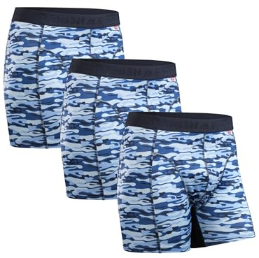DANISH ENDURANCE Boxer Deportivos Hombre, 3 Pack Camo XL
