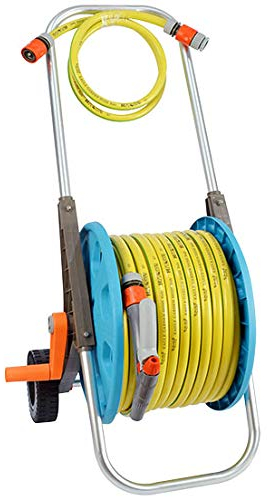 Schlauchwagen mit 30m Gartenschlauch – Eagle Garden – Systemteilen und Spritze