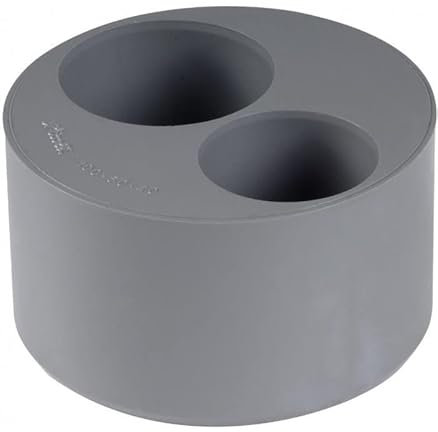 NICOLL - Tampon de réduction incorporée PVC mâle 100 mm, Femelle 50/40 mm. - NICTART54