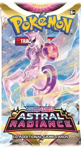 PokÄĹmon POK86023 Pokemon-Sword & Shield 10 Astral Radiance-Booster Pack, flerfĤrgad