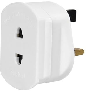 Shaver Adaptor UK Plug Adaptor Shaver Razor Toothbrush 1A to BS1363/3