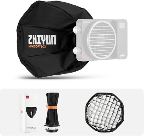ZHIYUN Mini Softbox Reflektor för G60 / X100 Videoljus med ZY-montering
