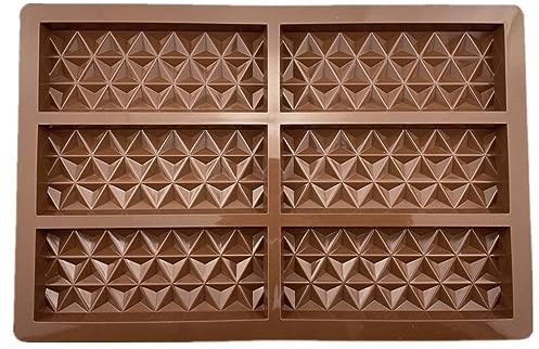 1 Pcs Silicone Chocolate Mould Candy Moulds Jelly Moulds Break Apart Chocolate Moulds for DIY Various Delicacies at Your Bakery Party Or Home