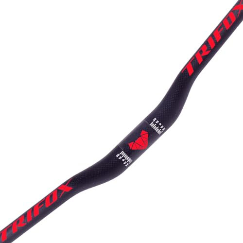 Mountainbike-styre extra långa kolfiberstyre cykelhöjare bar φ 31,8 mm 740 mm MTB-stänger