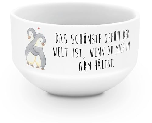 Mr. & Mrs. Panda schale Pinguine Kuscheln - Geschenk, porzellanschüssel, für Freundin, Hochzeitstag, Hocheitstag, Obstschale, Partner, Schüssel, Müslischale, Freund, Suppenschüssel, Frauen