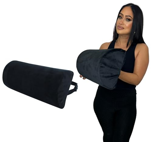 BBL Lumbar Support Pillow for Office Chair, Bolster Pillow for Legs Detachable Back Support for Office Chair Lower Back Support Pillows Lumbar Roll, Under Knee Pillows for Back Sleeping