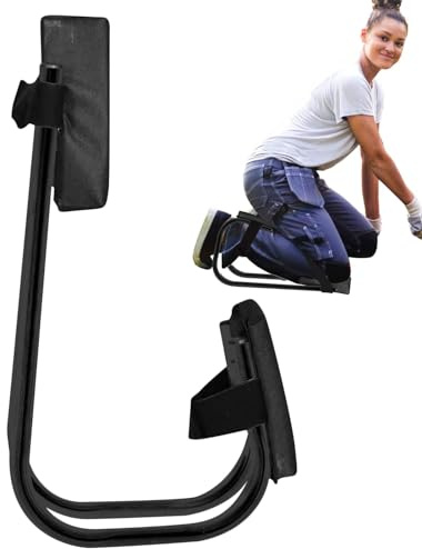 Asiento de rodilla que ahorra trabajo, soporte para el tobillo para proteger las rodillas, ajustable, cómodo, rodilleras, asiento de rodilla, portátil y diseño de ahorro de trabajo para