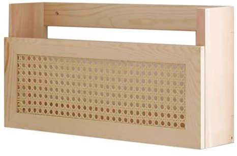 Milageto Porte-revues Bois, Porte-fichiers, Organisateur de Magazines Multifonctionnel, Porte-journaux pour l'entrée, décoration de la Maison