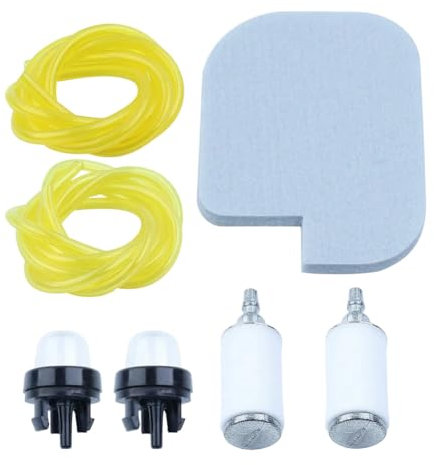 ciciTree 1 Satz Luftfilter-Kraftstoffleitung Zündkerzen-Kit für Poulan P3314 P3416 P3816 P4018 PP3416 PP3516
