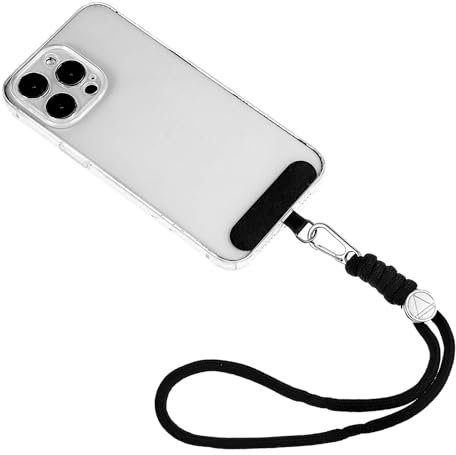 AOZUO Cadena para teléfono móvil Universal, Correa de Mano Ajustable para teléfono móvil, Correa para muñeca robusta para teléfono, Pulsera antipérdida para teléfono móvil con Parche Ultrafino