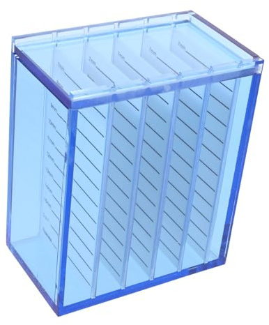 Healeved Organizzatrice Per Extension Acrilico Strati Per Portaciglia e Facile Blu