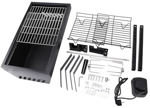 Gavigain Piastra per Barbecue Elettrica, Grande capacità di Grigliare, Design Portatile e Staccabile, Potente Motore da 4 W, per Riunioni di Famiglia e attività all'Aperto