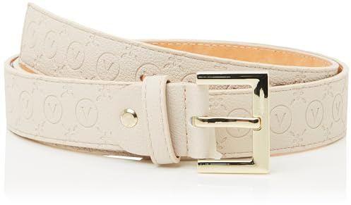 Valentino Damen Samba RE Gürtel, Ecru/Gold, Large