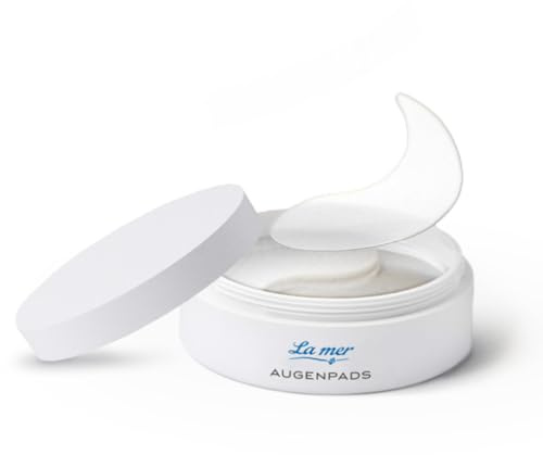 La mer Augenpads mit Peptiden gegen Schwellungen & Augenringe, 60 Stück | Meeresschlick-Extrakt liefert Mineralstoffe und Spurenelemente; Für die tägliche Gesichtspflege entwickelt; Kühlende Wirkung