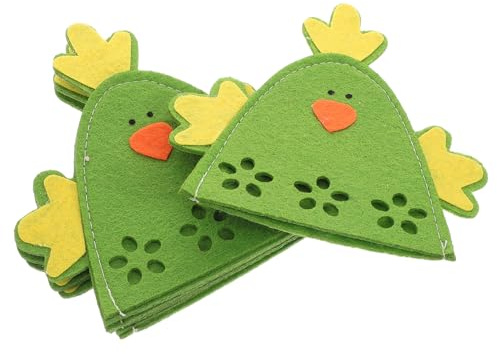 OSALADI 4pezzi Copriuova Forma Sacchetti per Conservare Uova Portauova Decorativo Sacchetto per Uova Contenitore per