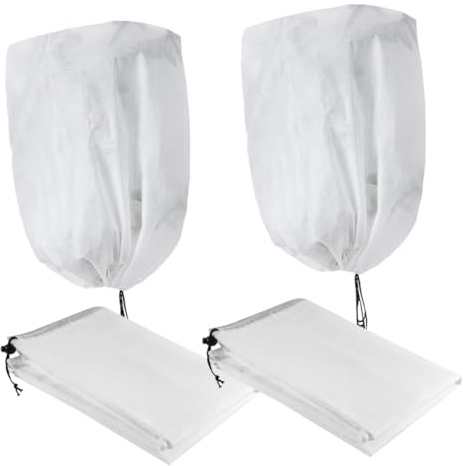 YARNOW 4piezas Cubiertas Antiheladas para Plantas Fundas Protectoras No Tejidas para Protección contra Heladas y Aves para Árboles
