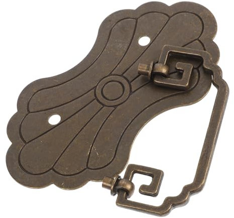 PRETYZOOM Maniglia Facile da Installare Motivo Nodo in Ottone Marrone Vintage in Stile Retrò per Armadio, Mobiletto e Cassetti