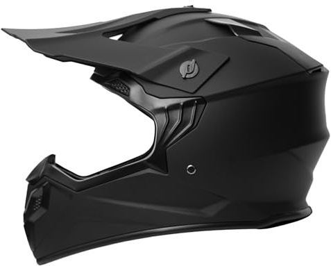 Motocross MTB Helm Fullface Kinder 5-15, Jugend Downhill Motorradhelm Herren Damen, ATV Crosshelm ECE22.06 Zertifizierter Helm, Für Mountainbike Sport Schutz(Black,S(52-53CM))