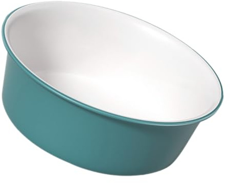 VALICLUD Bassine En Plastique Lavabo Multifonction 1 Grand Format Vert Et Blanc Pour Salle De Bain La Cuisine Nettoyage Lavage Pieds Visage Mains