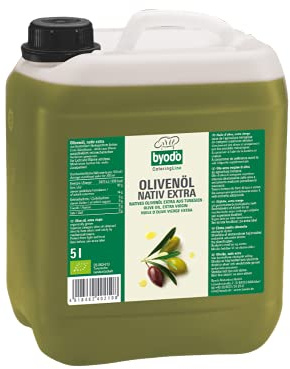 Byodo Aceite de oliva orgánico nativ extra, 5 litros