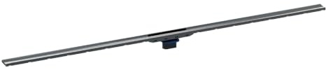 Geberit Duschrinne CleanLine80, Länge 30-130cm (ablängbar), 154441; Farbe: gebürstet, beschichtet/schwarzchrom