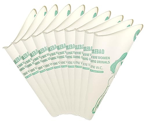 Urinarios Femenino, TENINE Dispositivo Urinario Embudos Sanitarios Portátiles Para Mujeres, Viaje Ligero Discreto Femenino Orinal le Permite Hacer pis de Pie, Para Actividades al Aire Libre, Camping