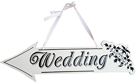 Garneck Holzschilder Für Hochzeit Hinweisschilder Für Zeremonie Und Empfang Hochzeitsdekor Aus Holz Schilder Für Hochzeit Einfach Zu Platzieren