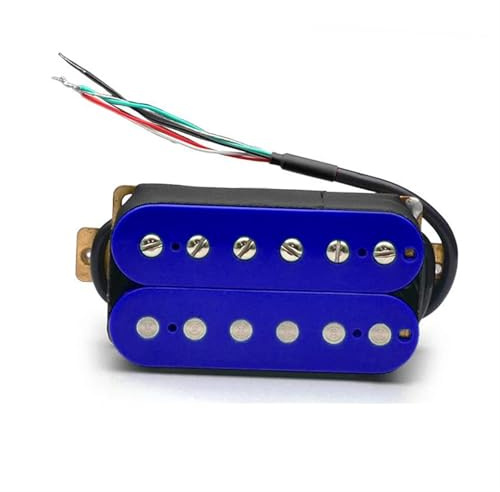 Elektrische Gitarre Pickup Spule Splitting Pickup Humbucker Pickup 4 Führen Kabel N-7.5K/B-15K Ausgang Tiefe Blau(Bridge)