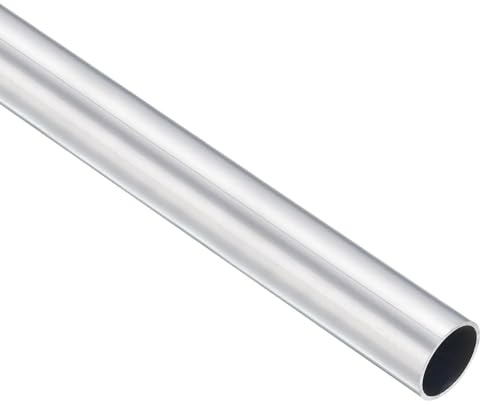 TA-VIGOR Aluminium Round Tubes 1Pc 6063 18mm OD 16mm ID 300mm Length | Metal Seamless Straight Tubing Aluminum Pipe for Home Furnishing, Machinery, DIY Handicraft and Repair Projects